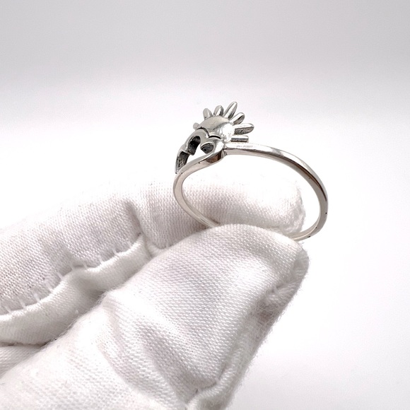 Sale $15 Firm! .925 Sterling Silver Cloud & Sun Ring - Picture 12 of 15